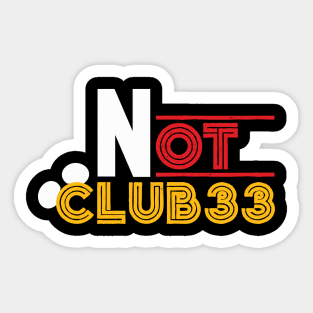 NC33 (Dark Shirt) Sticker